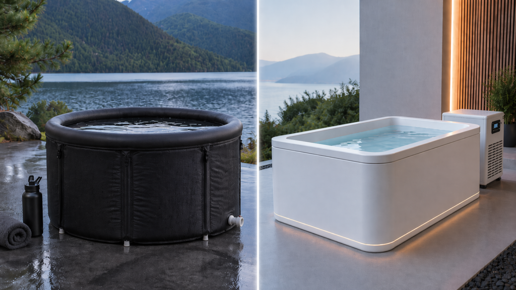 Soft shell & hard shell cold plunge